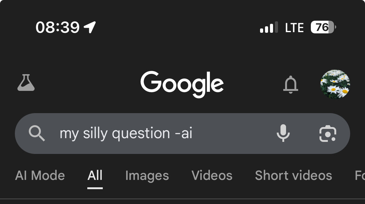 queerlilpuddle's tweet photo. add the -ai, it works. https://t.co/rl9driGvSf