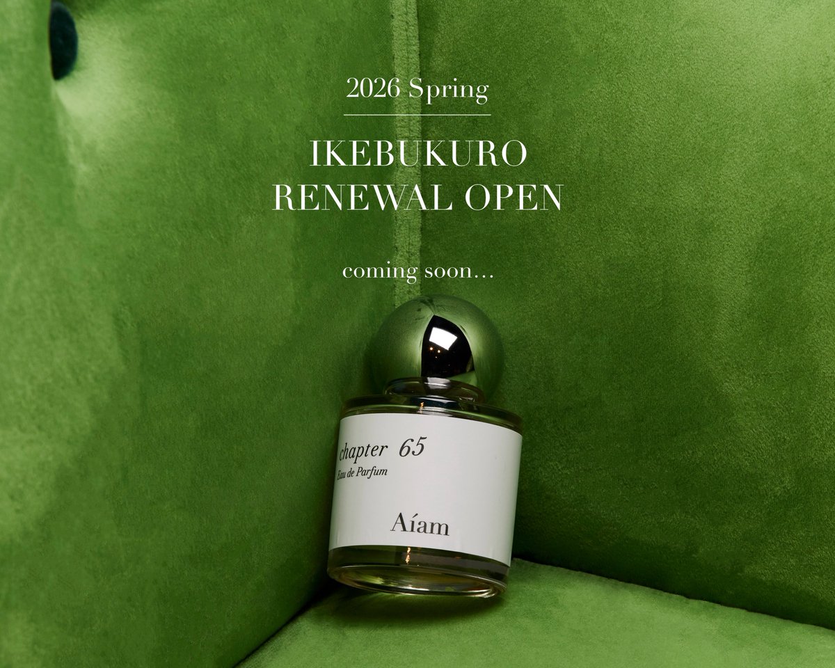 ＼ 池袋パルコ POP UP STORE ✨ ／

この度、「池袋パルコ店」のリニューアルに向け
「池袋パルコ」 B1FにてPOP-UP STOREを
開催いたします。

皆さまのご来店を心よりお待ちしております。

▼ CHECK
x.gd/h0tyY