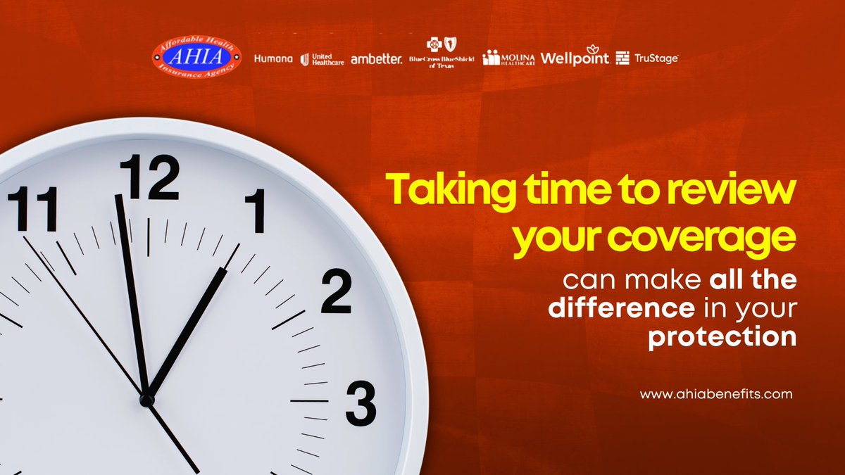 AHIALLC's tweet image. Understanding your insurance and updating it regularly helps you stay protected with confidence.
At AHIA, we’re here to guide you and support you as your needs change.
#AHIA #InsuranceSupport #SmartProtection