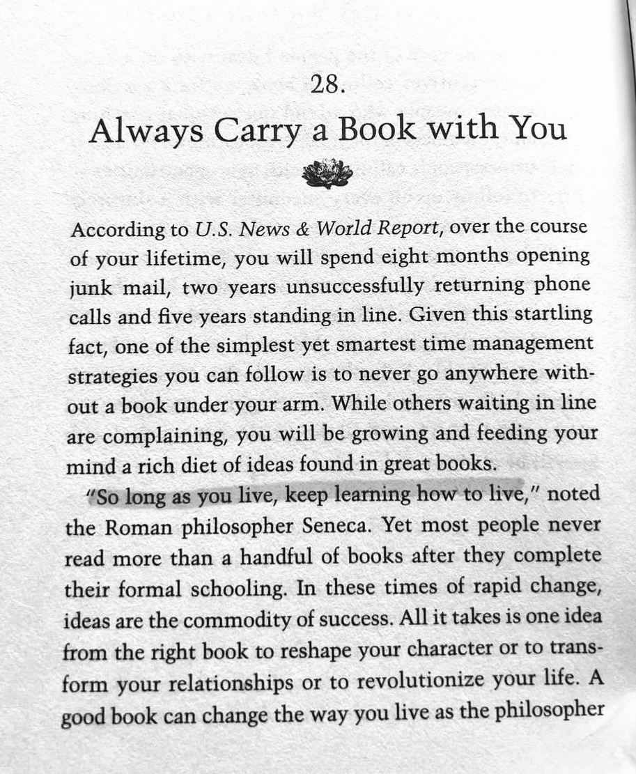 readswithravi's tweet image. Always carry a book with you.