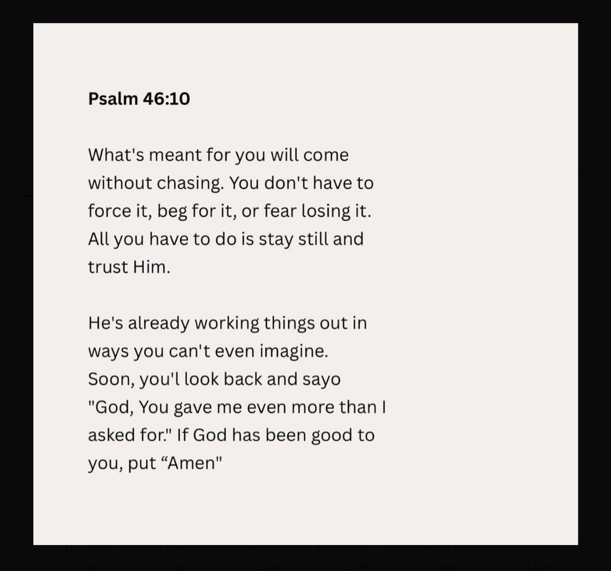 Psalm 46:10