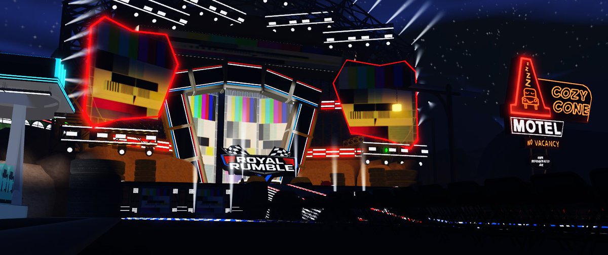 🔴🏁RRW Royal Rumble 2025 🏁🔵 [ Radiator Springs ] #robloxart #RobloxDevs ...