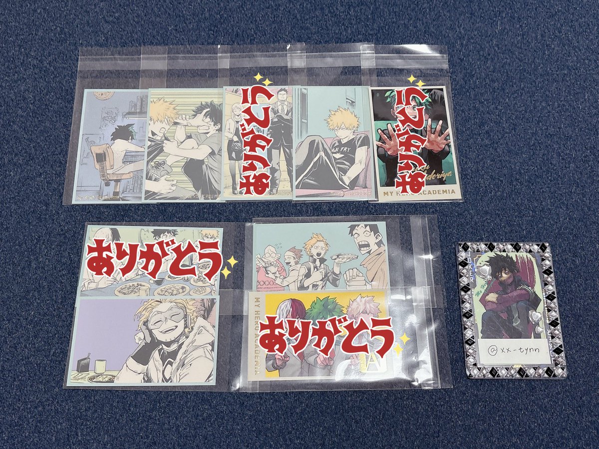 xx_tynn's tweet photo. 【交換】ヒロアカ展　メモリアルコレクション

譲：画像1
求：画像2(💙or💜×1)

💜が決まるまでは💜優先に探しております
大阪駅付近手渡し/郵送
お気軽にお声掛けください✨ https://t.co/UljW6ALsn0