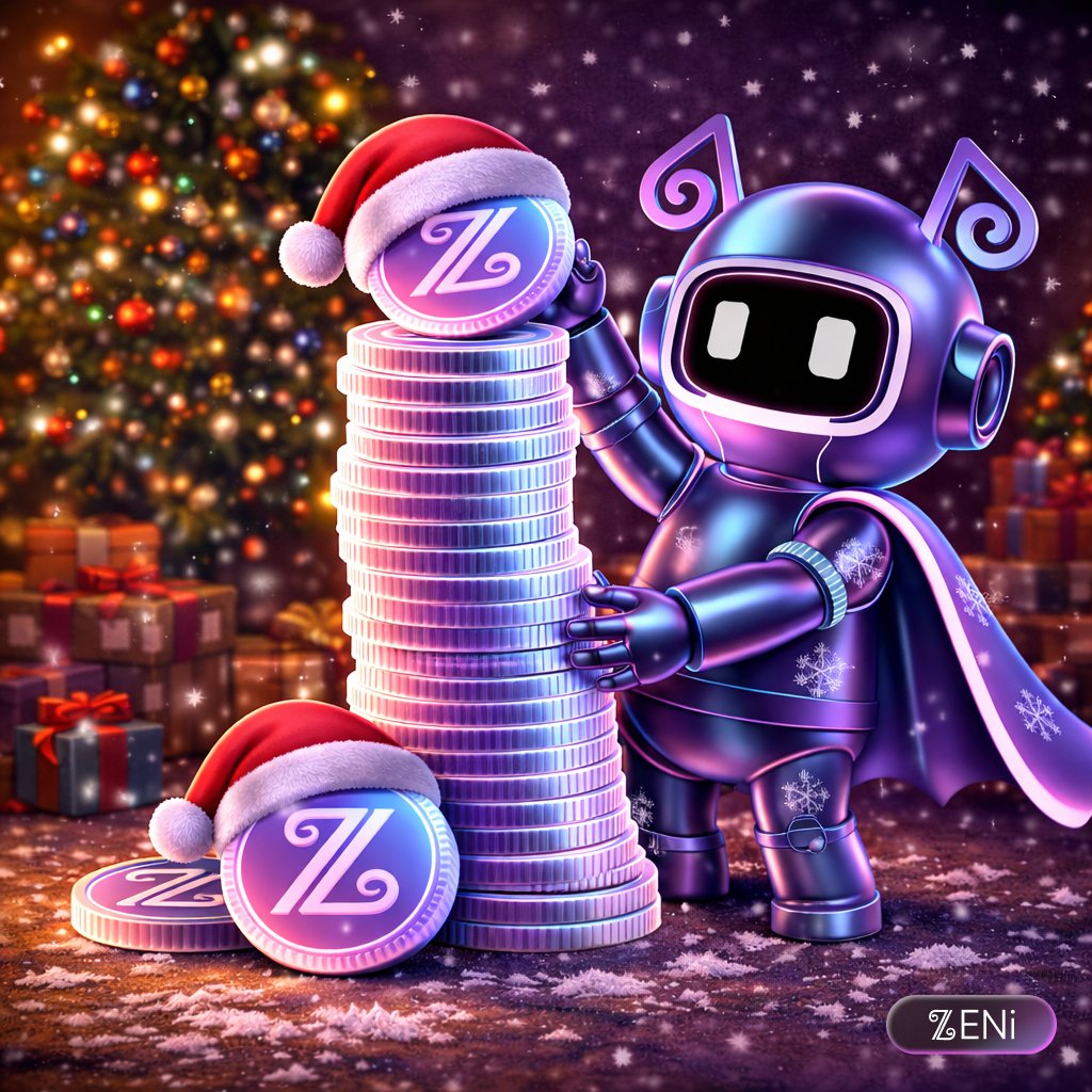 ZENi_io's tweet image. GM~ Zenner 🎄🤖✨
ZENi’s Christmas event is about to go live — don’t miss it 🎁

Drop a GM + your city 🌍 and get ready to earn: Signals → Actions → Proof → Rewards 💜

#GM #ZENi #ChristmasEvent #InfoFi #AgenticAI #Web3