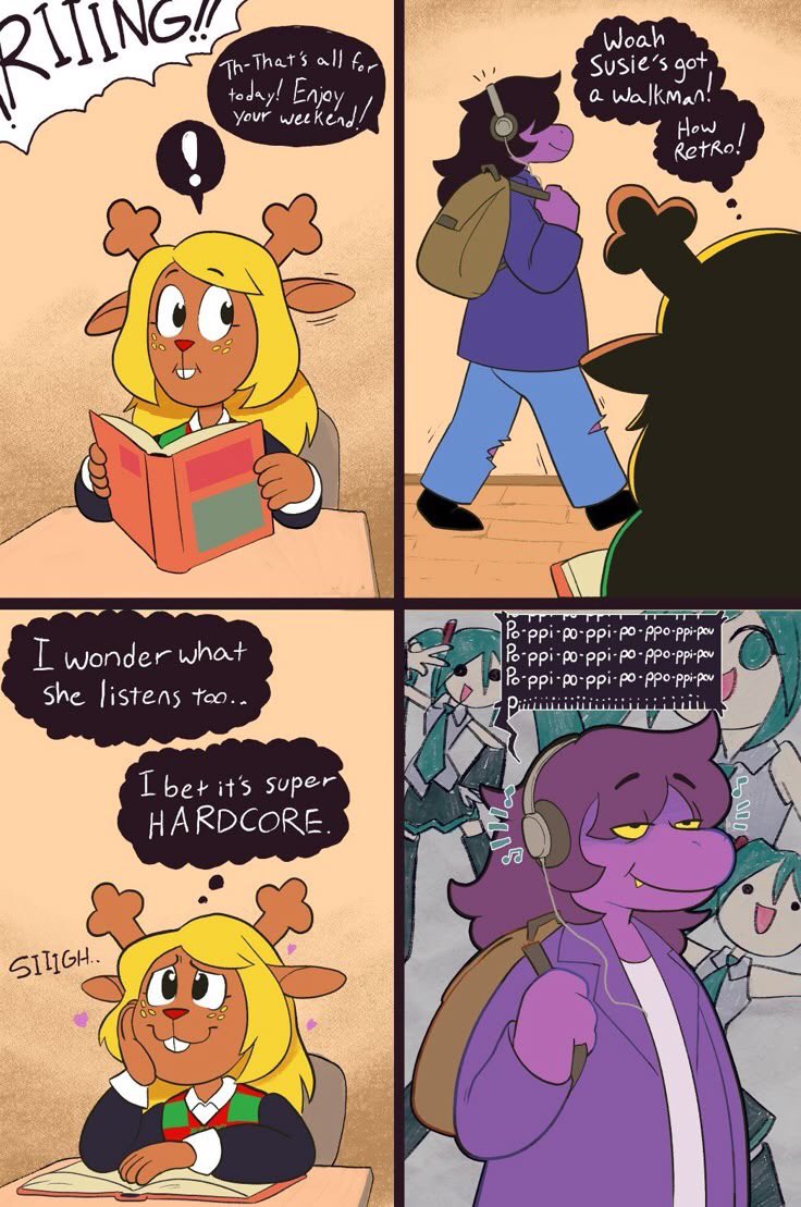 Susie and Noelle ❤️💚💜🎧 🎶