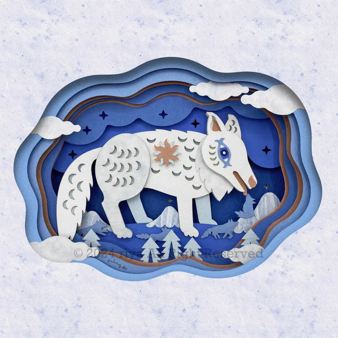 過去の冬の絵を 今年の冬は少しあったかいね