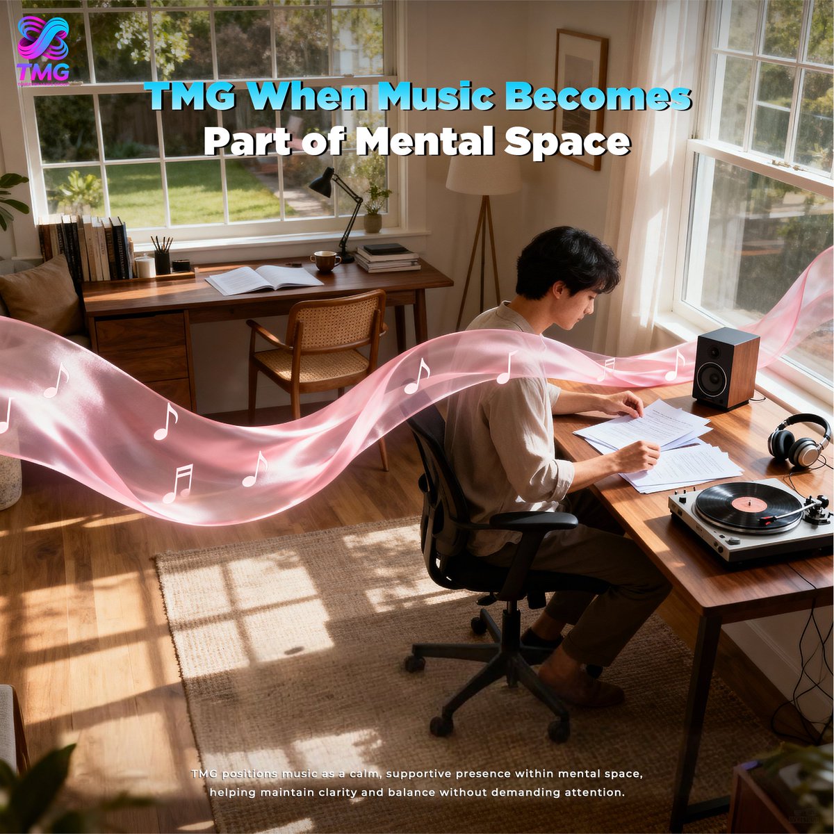 TunePush_Music's tweet photo. TMG: When Music Becomes Part of Mental Space
Music should support clear thought
✅ Blends quietly with focus
✅ Maintains inner balance
✅ Enhances clarity without distraction
#TMG #TMGMusic #TunePush #TunePushMusicGroup #MentalSpace #SoundAndFocus #ListeningClarity https://t.co/LCLr1oJMqc