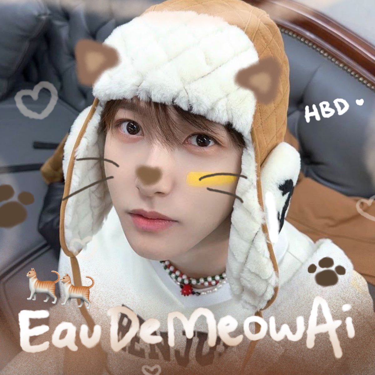 stauy's tweet image. help repost.. thank you:3

happy aimeow day! &amp;gt;_&amp;lt; hari ini ulang tahunnya @ndunpaws 🐾🐈  #EauDeMeowAi 💬 let’s join the party~ ada 4 free layout 🫶🏻

#zonauang
