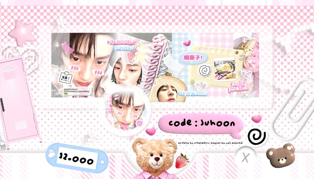 creataetiv's tweet image. ⁺ ° ⑅♡! help repostnya man teman, thank you 🧸🌀🗯

๑ ˚ haloo aku ada layout ready stok cortis keonho, seonghyeon, juhoon &amp;amp; sakuyaa, price 12k free retext yaa! bisa ketuk dm nini jika berminat &amp;gt;____&amp;lt; open request jugaa buat katalog ini, yuk jajann 💓

#zonauang