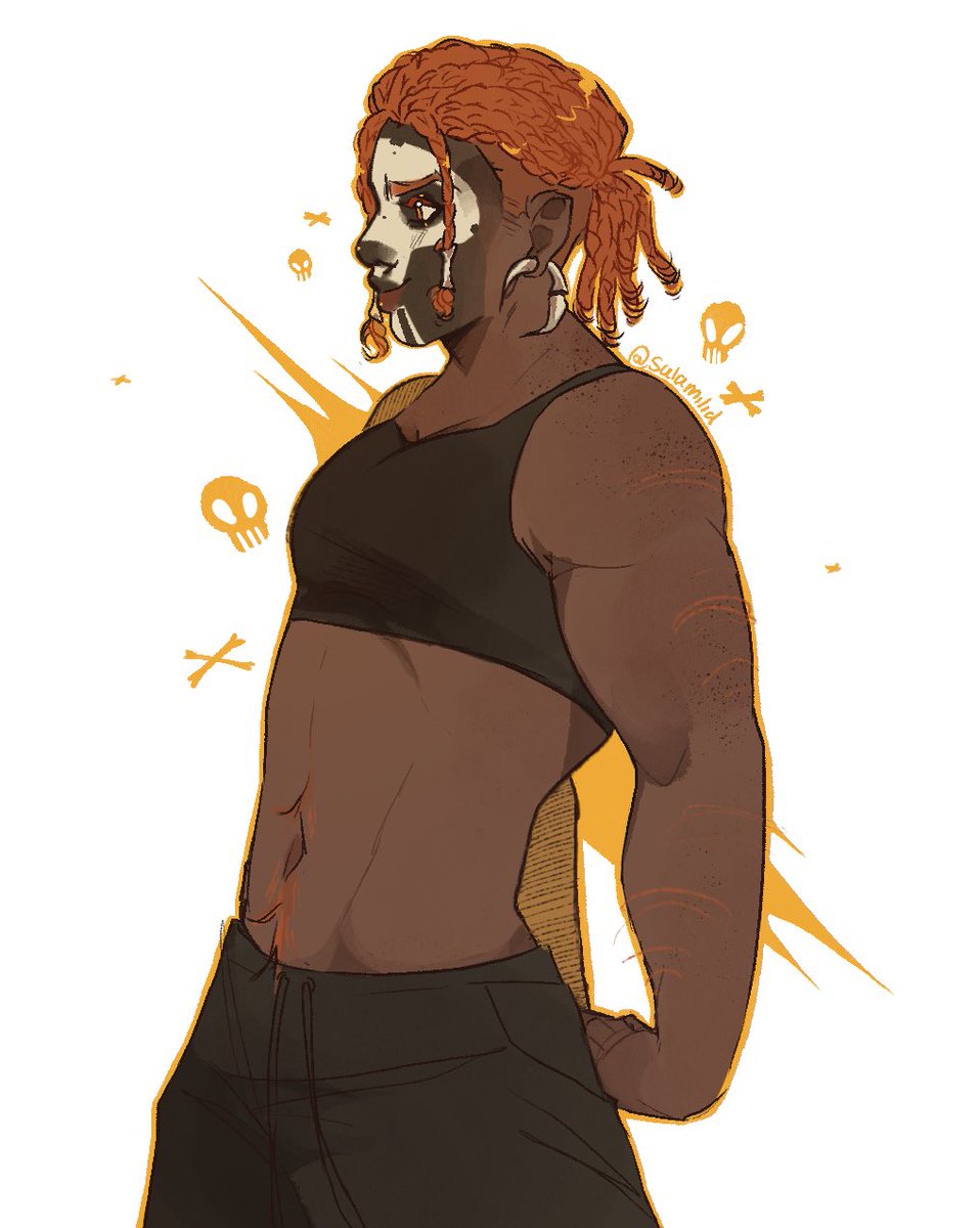 Salamiilid's tweet image. Anatomy study turned into stud Gideon with braids
#thelockedtomb #gideonnav #gideontheninth