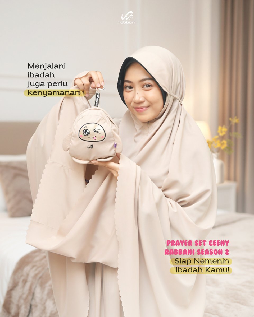 rabbani_proke's tweet photo. Supaya makin semangat, yuk upgrade ibadah bareng Ceeny Season 2! 🔥

Ayo cek link di bio ya Rabbaners! 🔗
𝑅𝑎𝑏𝑏𝑎𝑛𝑖... 𝑆𝑖𝑚𝑝𝑙𝑒, 𝑃𝑟𝑎𝑘𝑡𝑖𝑠, 𝑀𝑢𝑙𝑡𝑖𝑓𝑢𝑛𝑔𝑠𝑖.ᐟ ✨

#Rabbani #MOT #SimplePraktisMultifungsi https://t.co/vuOnQbekRf