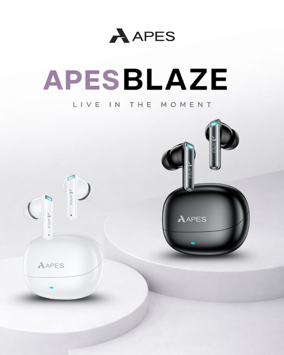 Apes62730's tweet image. Turn up the vibe, tune out the noise 🎧

APES Blaze Earbuds bring that power sound, fast charge, and all-day energy — built for playlists, gaming, and non-stop hustle. Blaze it your way. ⚡🔥

.

#APESAudio #BlazeEarbuds #TWSLife #SoundOnRepeat #GenZVibes #MusicEverywhere
