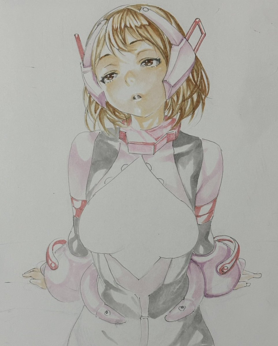 ゆっくり描いてます
#ヒロアカ  #アナログ #コピック #麗日お茶子 