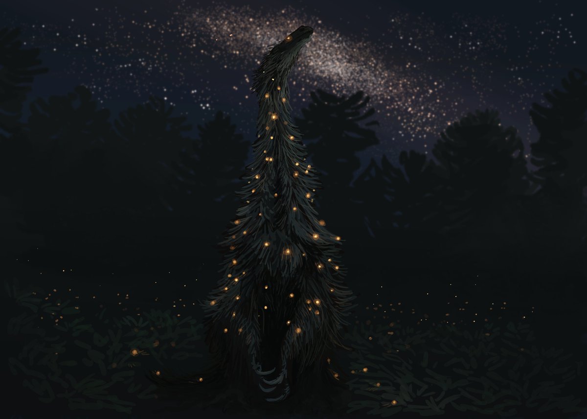 Results from the last #paleostream of this year! 
A spec evo pterosaur for <a href="/vikingburger/">Fossiladder13</a>, Eopachydiscus an ammonite that retracted into its shell and a very christmasy Alxasaurus.