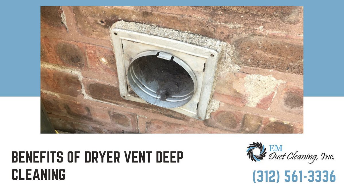EmDuct's tweet image. Did you know a clogged dryer vent can cost you money and safety? Learn the benefits of dryer vent deep cleaning on our blog.
emductcleaning.com/blog/benefits-… (312) 561-3336

#DryerVentCleaning #ChicagoDryerVentCleaning #DryerVentCleaningChicago #ChicagoIL
