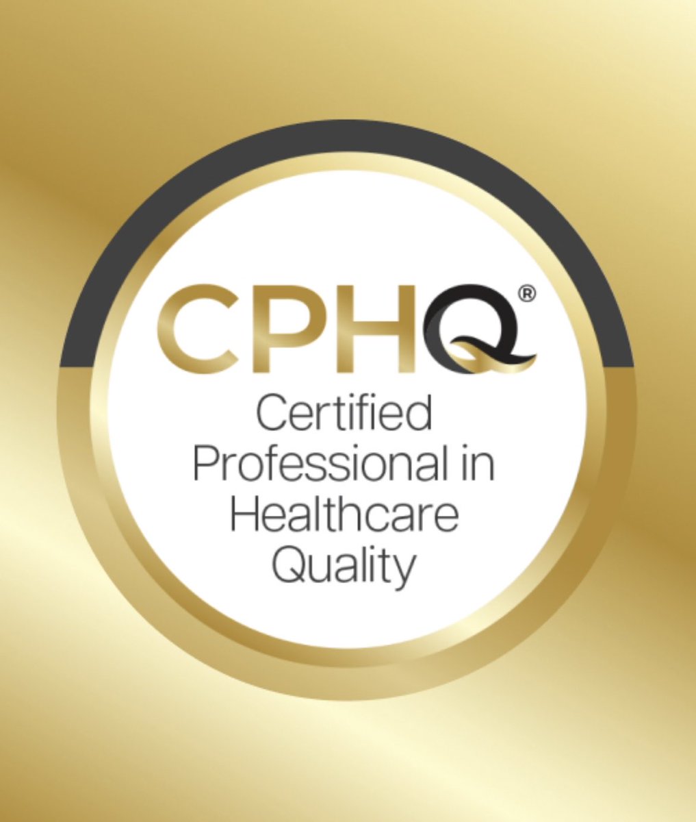 ABDU_RAD's tweet photo. كل اللي تحتاج تعرفه عن #شهادة CPHQ

شهادة CPHQ – Certified Professional in Healthcare Quality
تُعد الشهادة الأشهر عالميًا في مجال #الجودة وسلامة المرضى🏥

مقدّمة من:
National Association for Healthcare 
Quality (NAHQ)

التفاصيل ⬇️📚 https://t.co/pJtuml3LX1