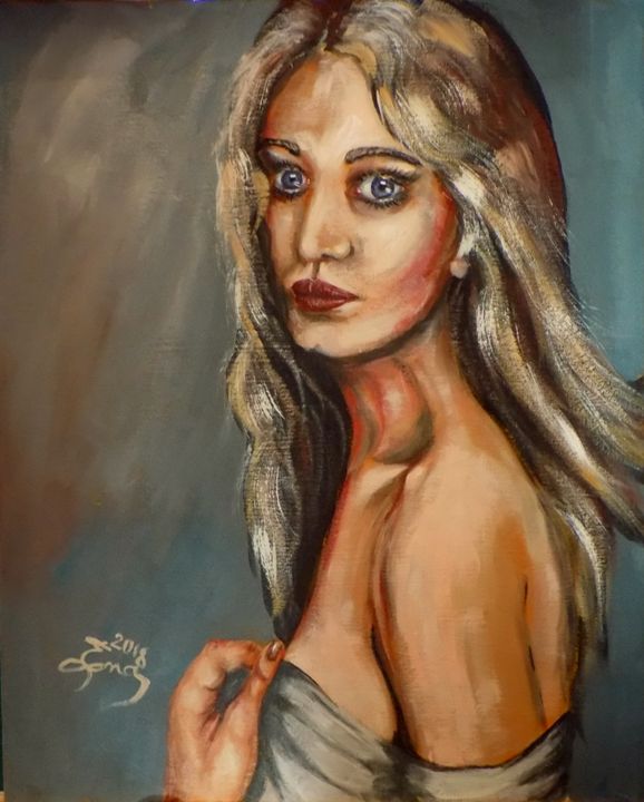 NickErcsei's tweet photo. Art of the Day! "Woman Portrait". Buy at: https://t.co/0dkip1V0ch https://t.co/XJa7oipuAm