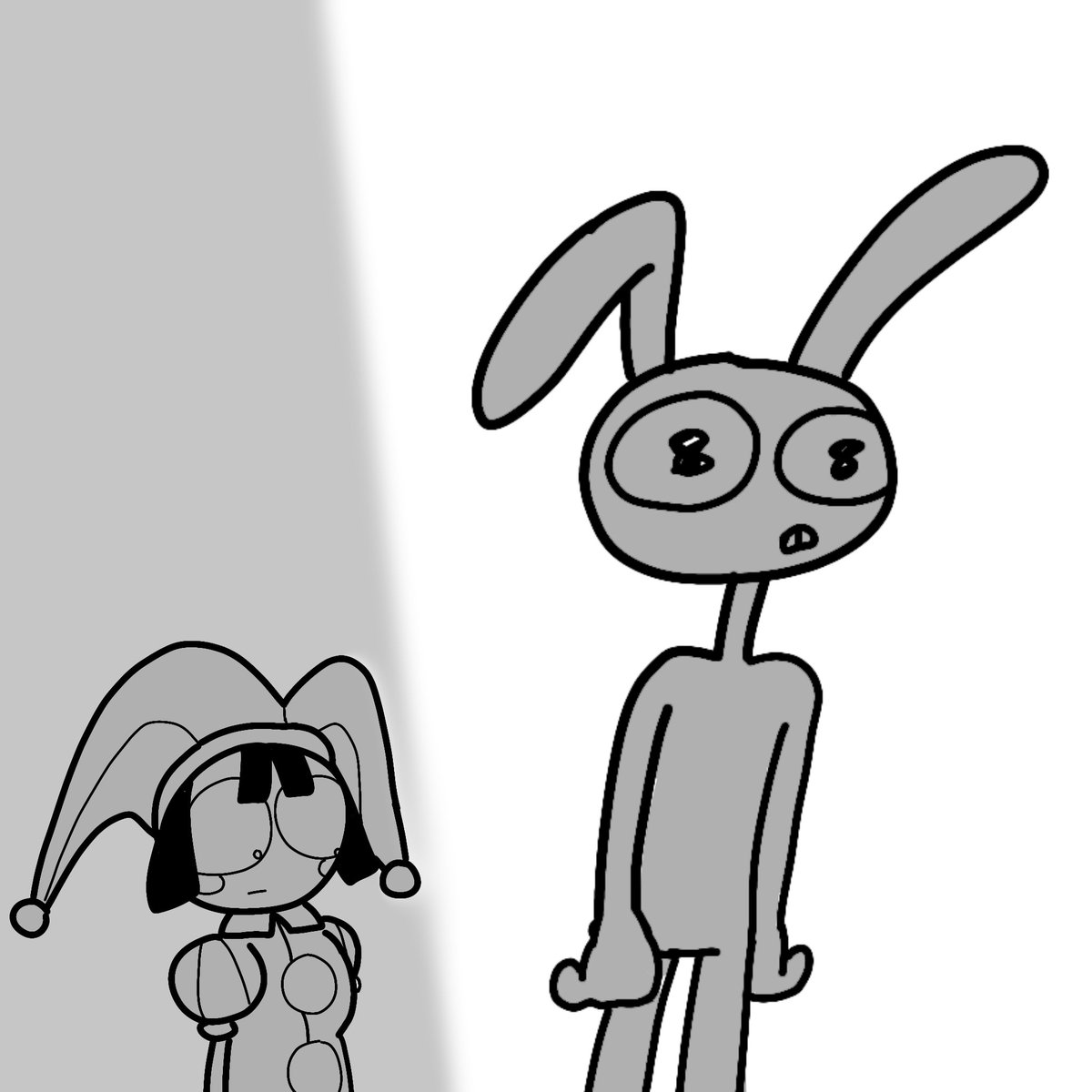 Get dressed, Rabbit #TheAmazingDigitalCircus #tadcjax #tadcpomni