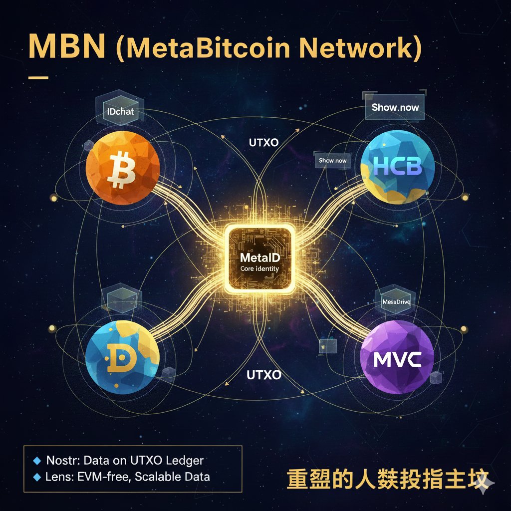 Why do cross-chain assets keep running into trouble? It's because most L2 solutions are playing the risky game of "wrapping" and "multi-signature."

MetaID offers a solution: Isomorphic Cross-Chain &amp; Unified Identity.

Through the MBN (MetaBitcoin Network), MetaID enables native