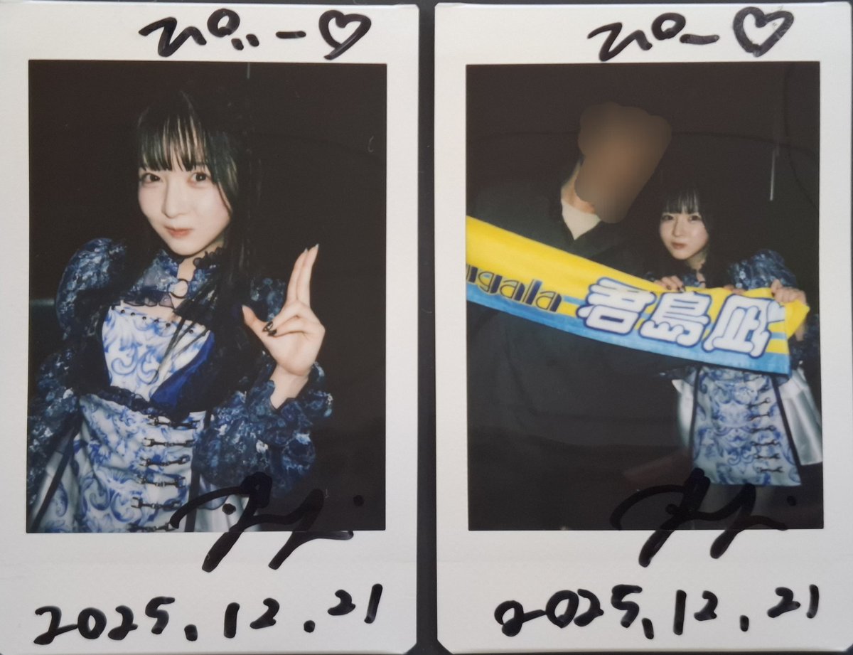 日曜推し事報告…渋谷WWWX #君島凪 さん #yosugala 5回目チェキ📷🔰 12