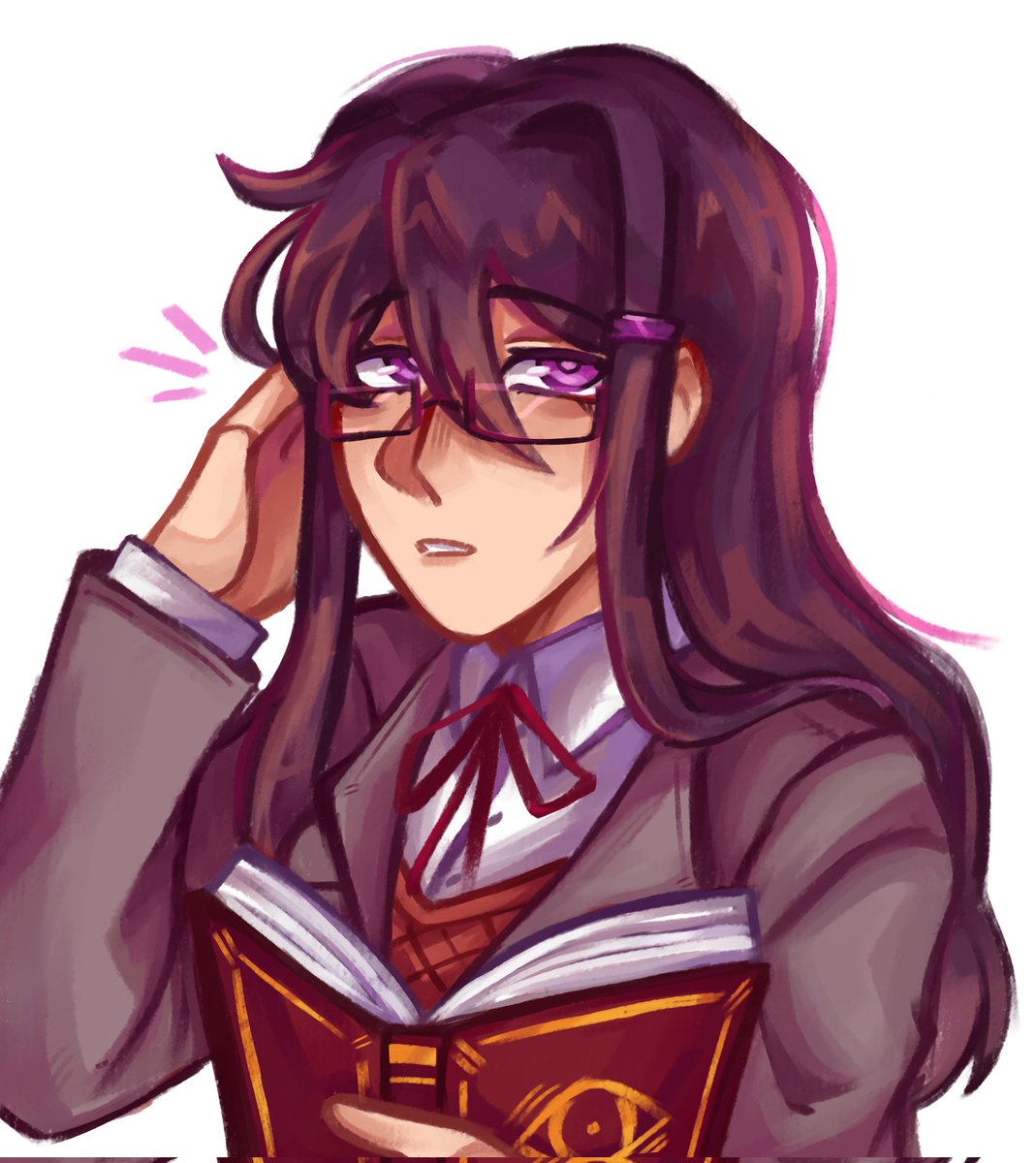 yoriwantsbrkfst's tweet image. she found her glasses &amp;lt;33

#DDLC #DokiDokiLiteratureClub