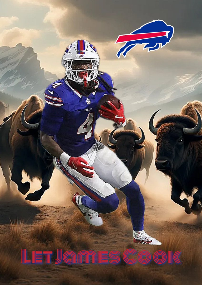 BlueLightBeast's tweet image. James Cook looks like a NFL MVP!!! Go Bills!💙❤️