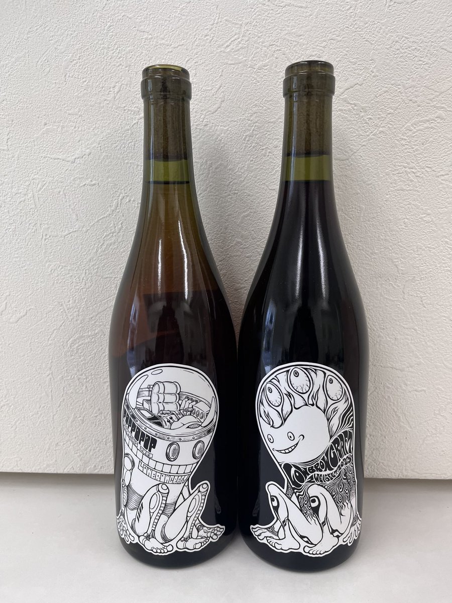 北海道 LOWBROW CRAFTの自園シリーズ2種 POPPOPOP PinotGris2023