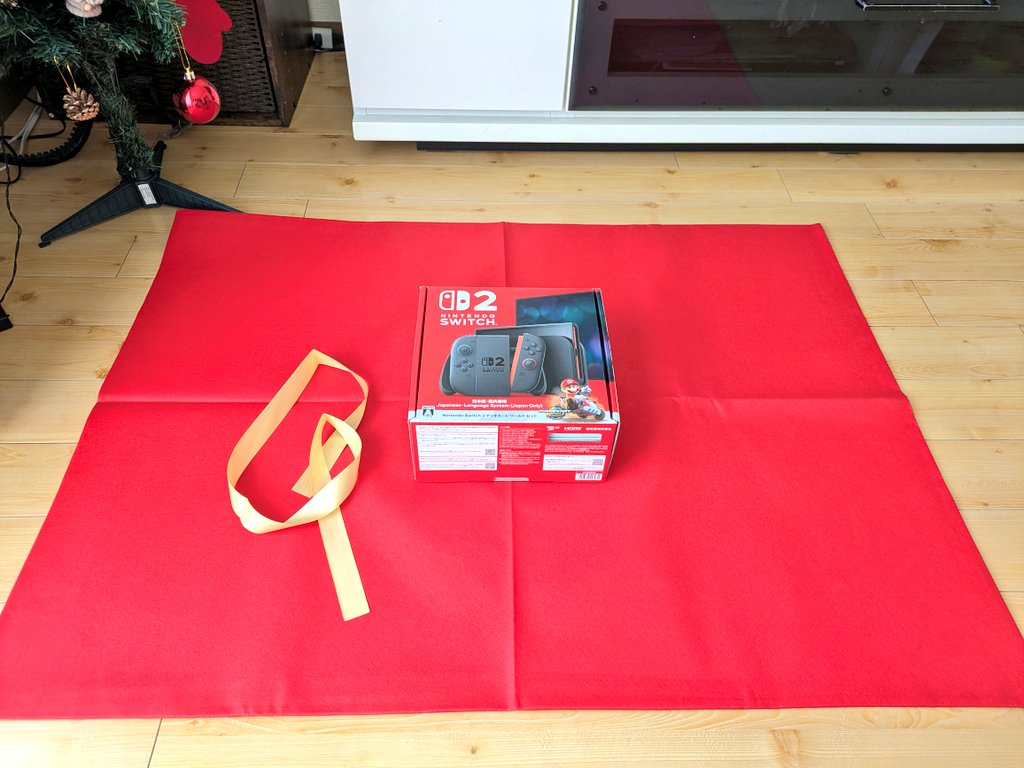 まだSwitch2を貰えるとは 知らない我が子が、 🏫でSwitch2を作って帰っ