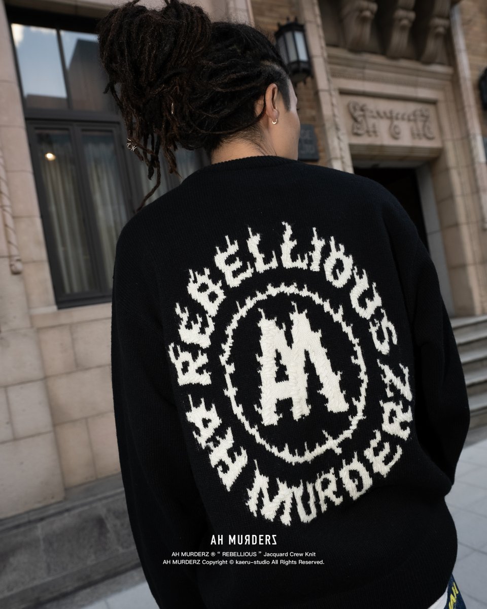 ついに明日 12.23 発売 !!!!!!! AH MURDERZ “ REBELLIOUS ” Jacquard