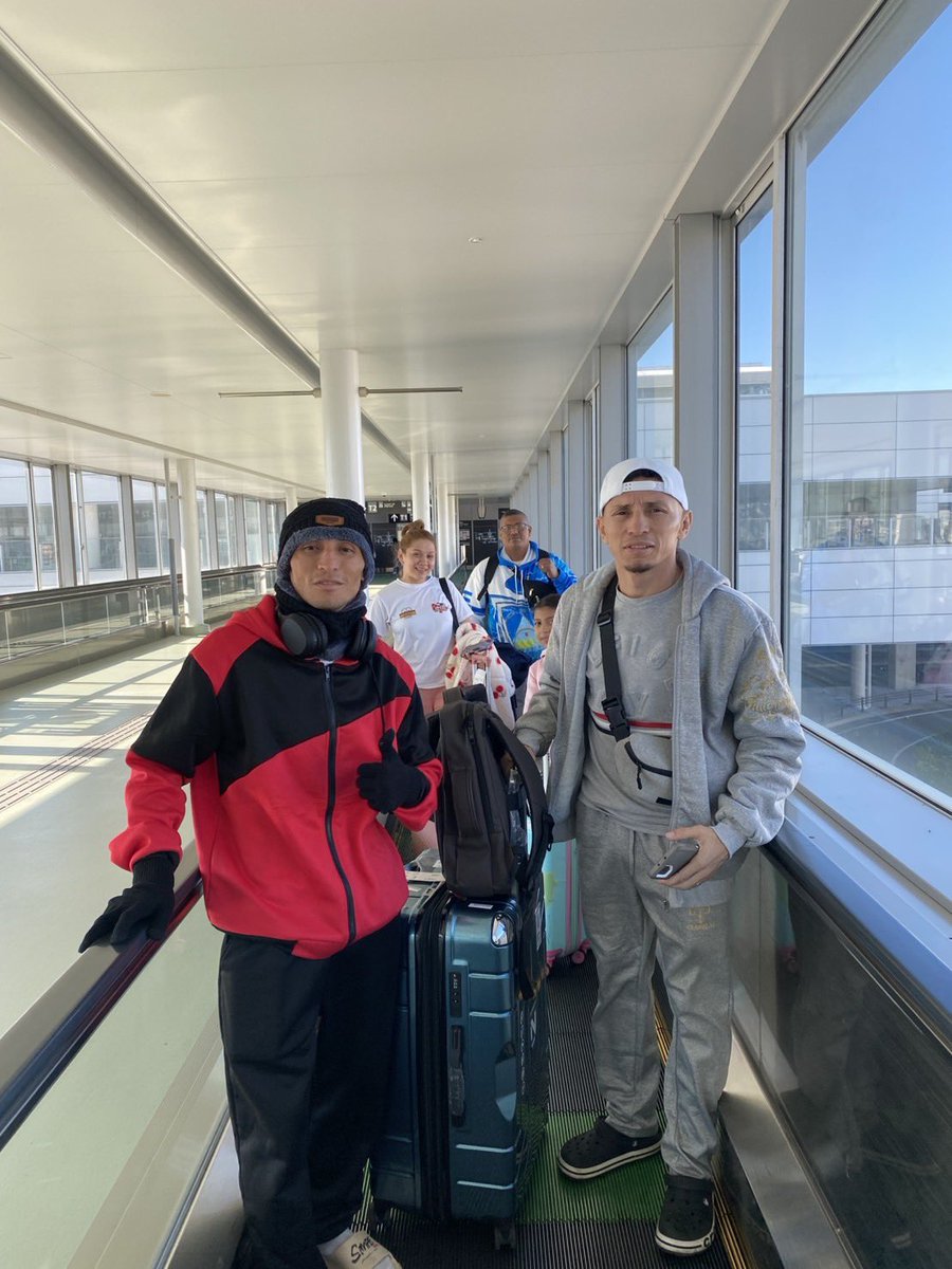 矢吹正道選手と対戦するフェリックス アルバラード選手が来日しました！