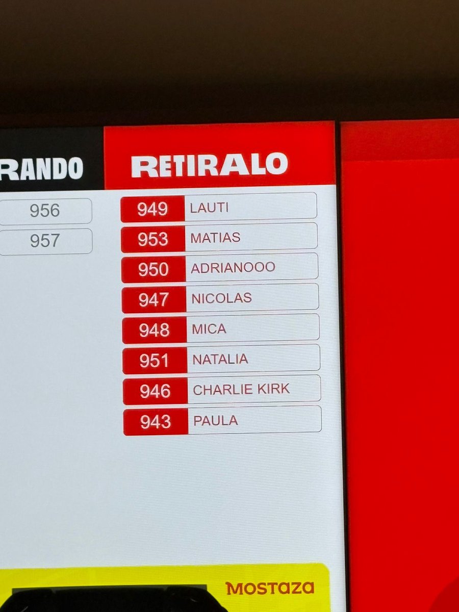 acabo de ver esto mientras esperaba mi pedido en un mostaza