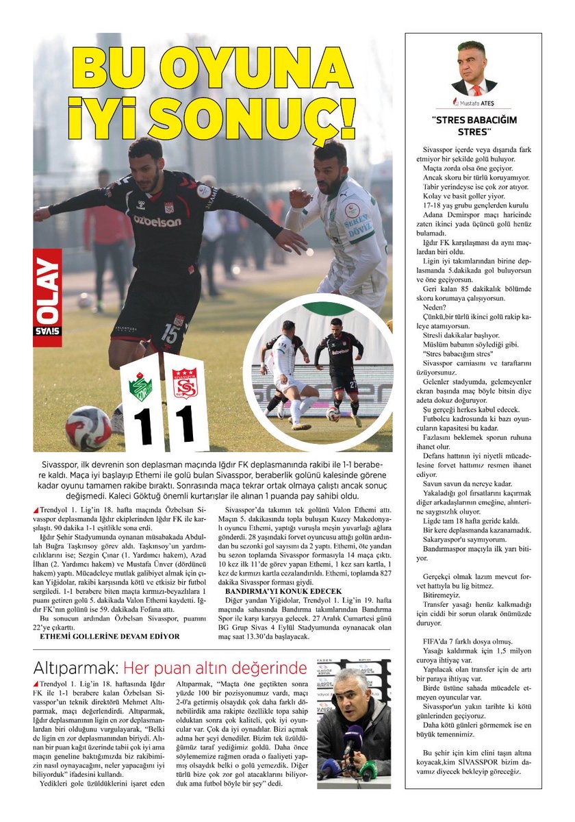 Doğru haber-hür yorum
Kişiye ve topluma saygılı yayın
Tarafsız,objektif yayıncılık 
SİVAS OLAY GAZETESİ
sivasolay.com