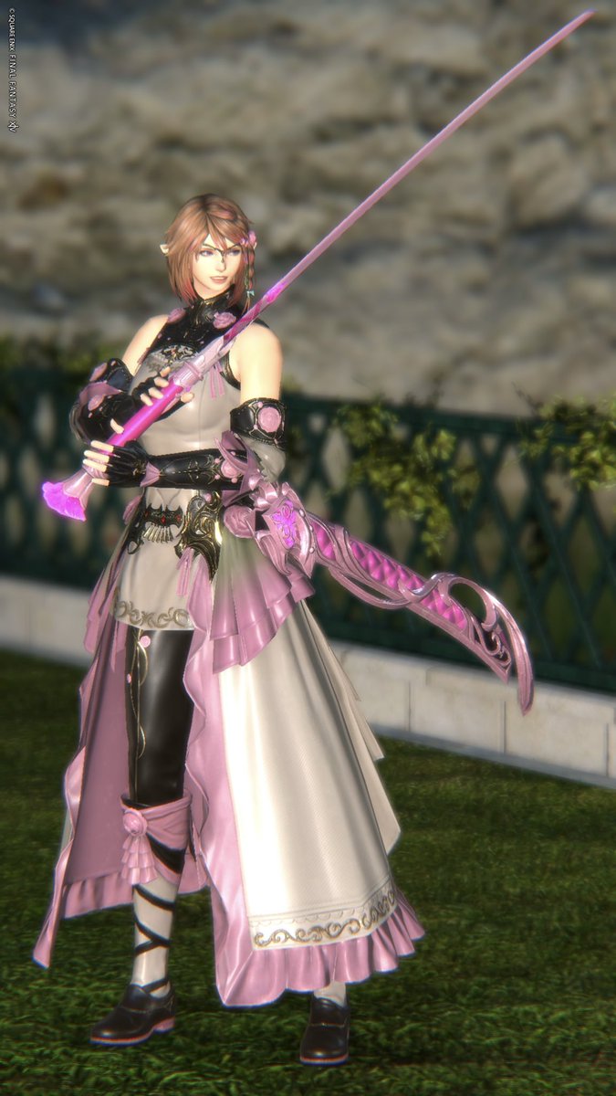 KaylaField_ff14's tweet photo. 出遅れたけど新式装備の製作完了✨
零式���ス倒すと言うより、お仕置き感でる
黄色系に染色してハニーB行ったら楽しそう🐝
#ff14 #エレメス #FF14SS https://t.co/cQsMdlF5Uv