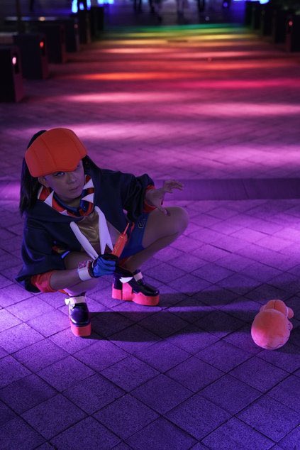 NF_イルミコスイベMUSIC キバナさま コスプレ ナックラー、ポーズだぞ