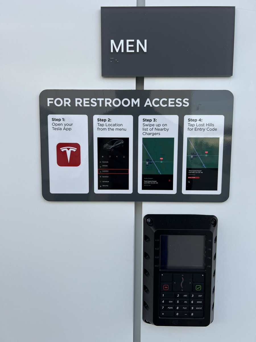 max_klimen's tweet photo. Too many steps, but I like new new Oasis Supercharger - it gives you a badge you completed the quest :) 
#Tesla https://t.co/4vkk1k7kMw