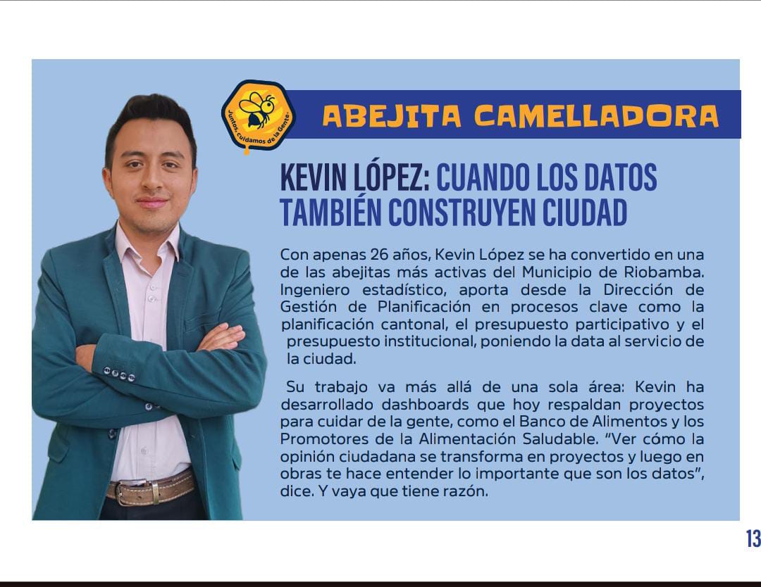 eldatoconfiable's tweet photo. Gracias mi Municipio de Riobamba por la entrevista y por el reconocimiento #Trabajo #Municipales2026 #Riobamba #Ecuador https://t.co/egzuyI3iD8