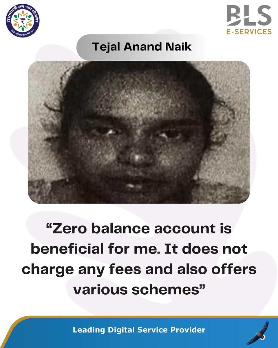 She is a resident of Maharashtra. Currently, she is staying in South Goa. She opened a PMJDY account in SBI CSP. This zero-balance account is beneficial for me. It does not charge any fees &amp; is also available with different schemes such as Rupay card, PMSBY, PMJJBY, APY. Rupay