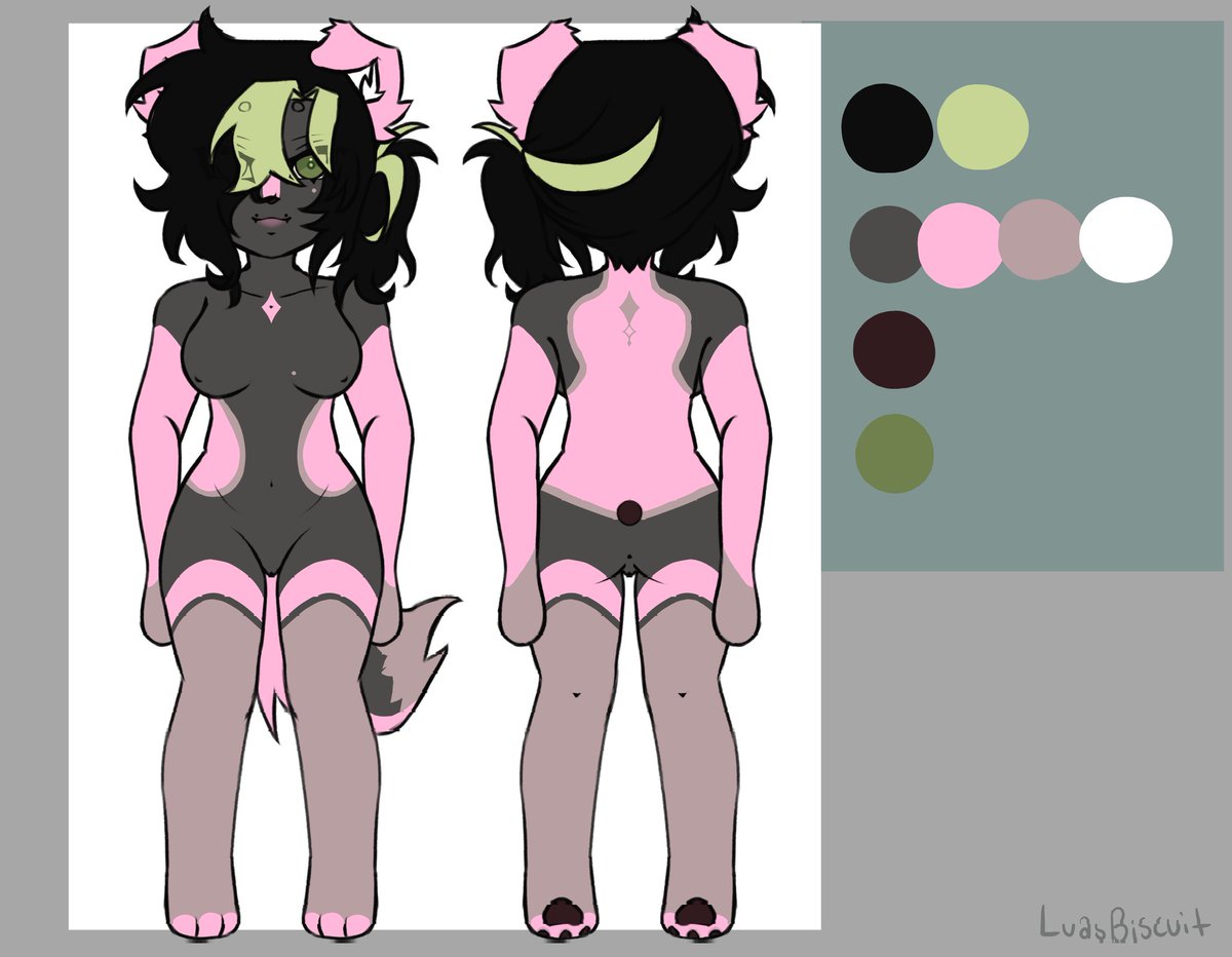 LuasBiscuit's tweet photo. Ref sheet of Lua https://t.co/xkspiH9Fl7
