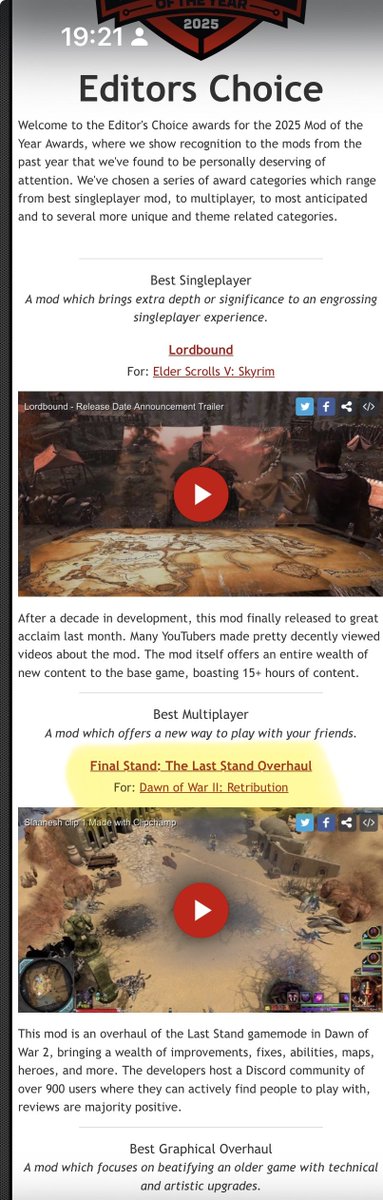 DevScenario's tweet image. I don't post often, but I had to share this victory 😊

#finalstand #dow2 #gamedev #indiedev #modding