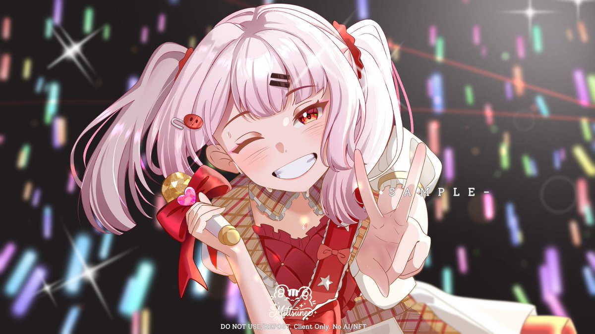 Illust for <a href="/FukuLian/">Fuku Lian 🏖️🤿@Alumni</a> new cover song FANSA