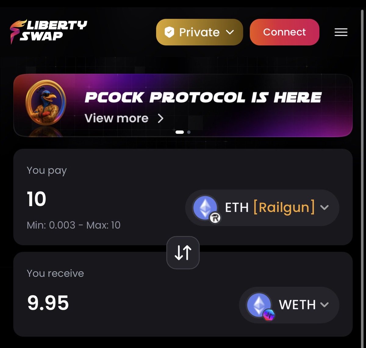 Liberty Swap ⚡️ Bridge2Pulse™️ Zero-Fee DEX tweet media