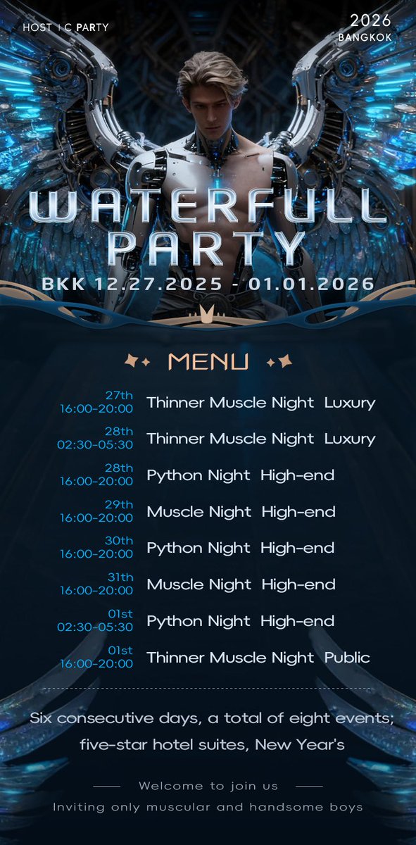 The largest New Year orgy party in Bangkok is closing its registration process immediately. Scan your ID to sign up right away.
