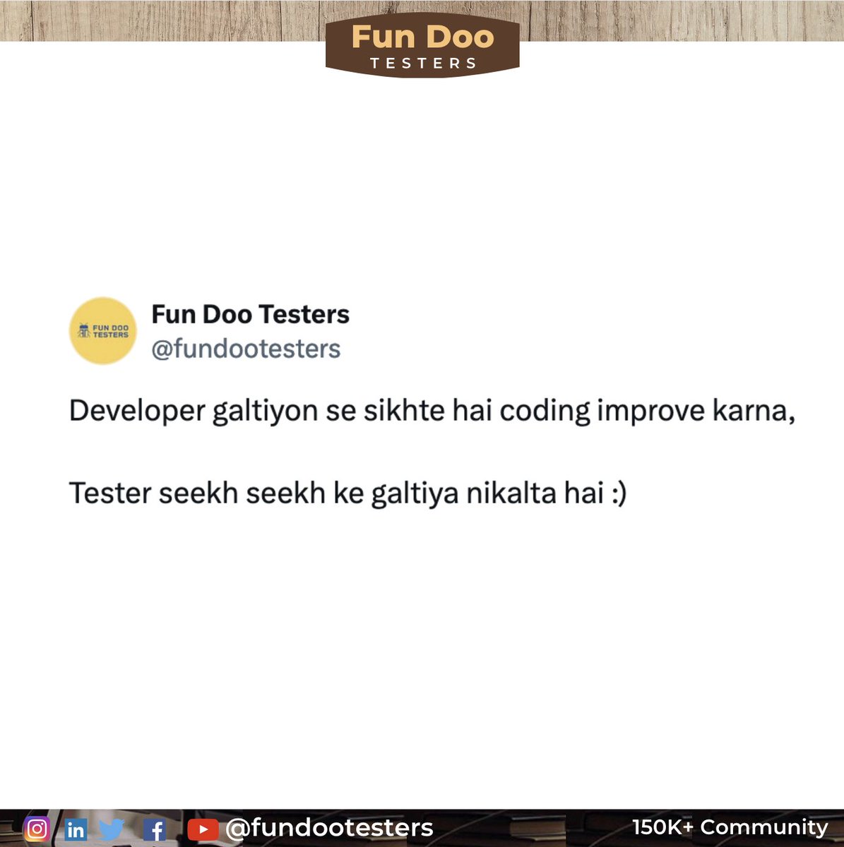 Fun Doo Testers tweet media