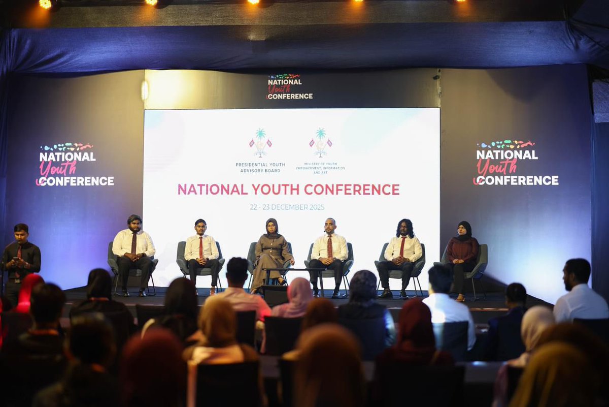 The National Youth Conference, organized by the Presidential Youth Advisory Board, was inaugurated by Minister of Youth Ibrahim Waheed. The two-day event brings together youth from across the Maldives for sessions and discussions on youth leadership and national development.