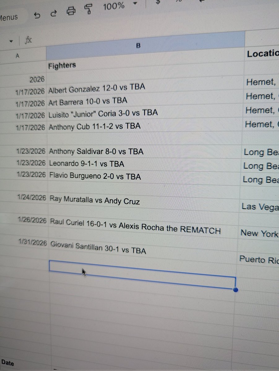 sonteo_media's tweet photo. Robert Garcia & Team RGBA had 85 fights in 2025. They already have 10 fights scheduled in January of 2026. IMO the team will coach their stable to 100 fights this year. Name another team with a higher winning % or more active. #RGBA #TOTY2024 #EsNews https://t.co/2ASL1dRTTN