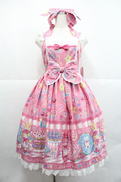 Angelic Pretty / Toy's Donut DinerジャンパースカートSet ピンク I