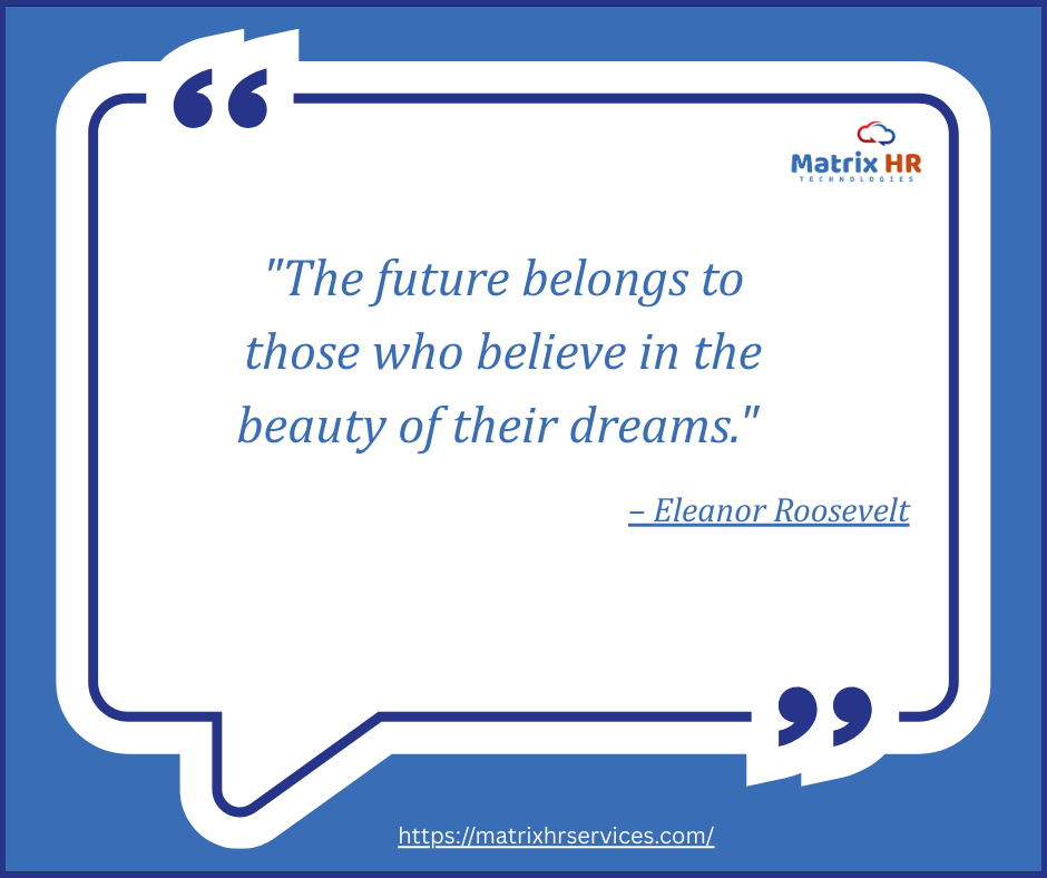 Dreams Shape the Future!!!

Belief fuels ambition—and ambition builds tomorrow’s workforce.

#MatrixHR #FutureOfWork #BelieveInDreams #CareerGrowth #HRLeadership #TalentSolutions #WorkforceTransformation #Monday