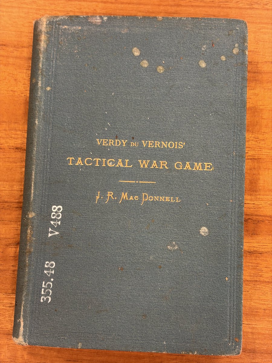 _JenkinsonScott's tweet photo. I know that reprints exist - but there is enjoyment at getting to look through an original copy (1884 translation) #wargaming https://t.co/HgD0Tjboni