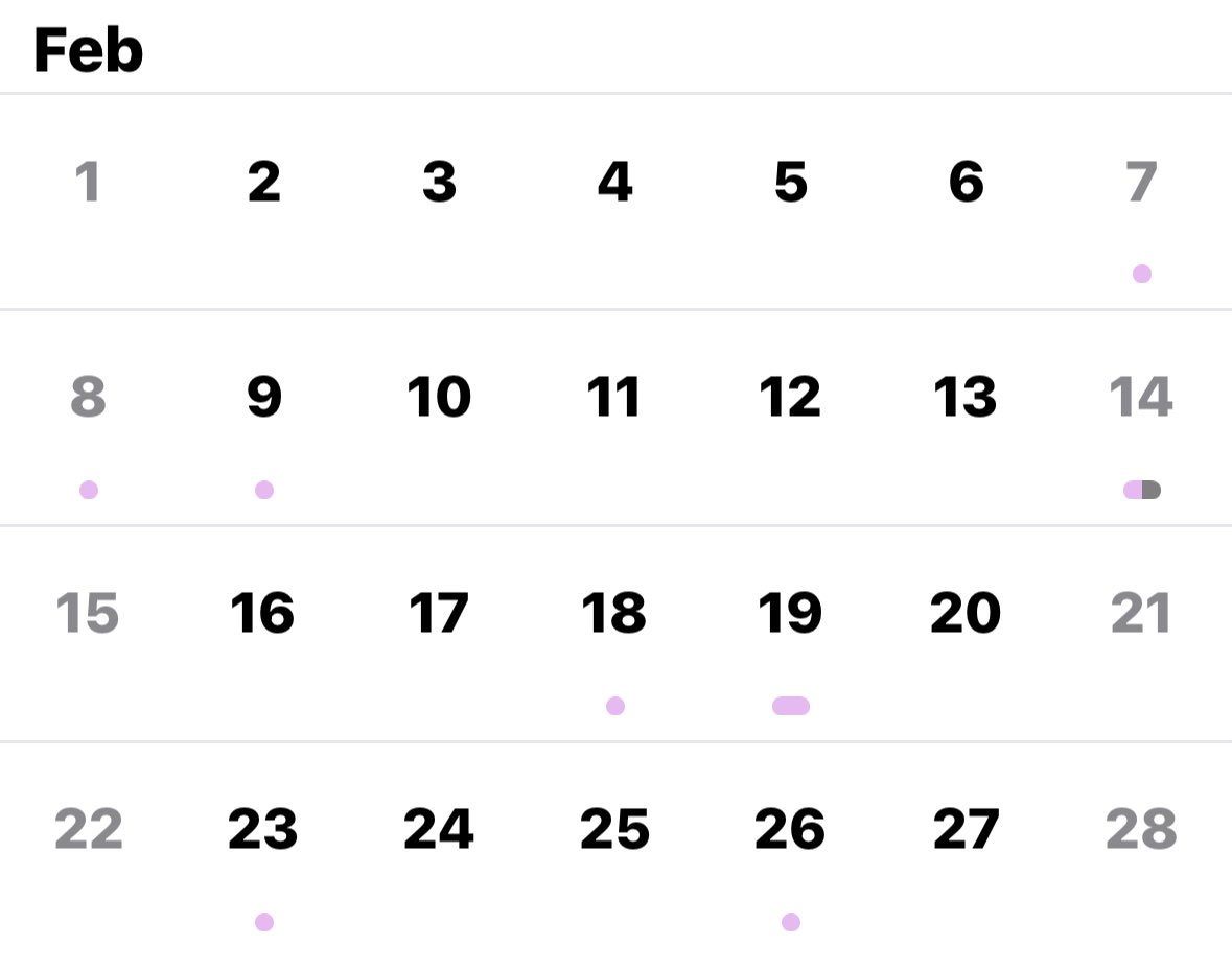 FEBRUARY IS PERFECT. HOLY SHIT.