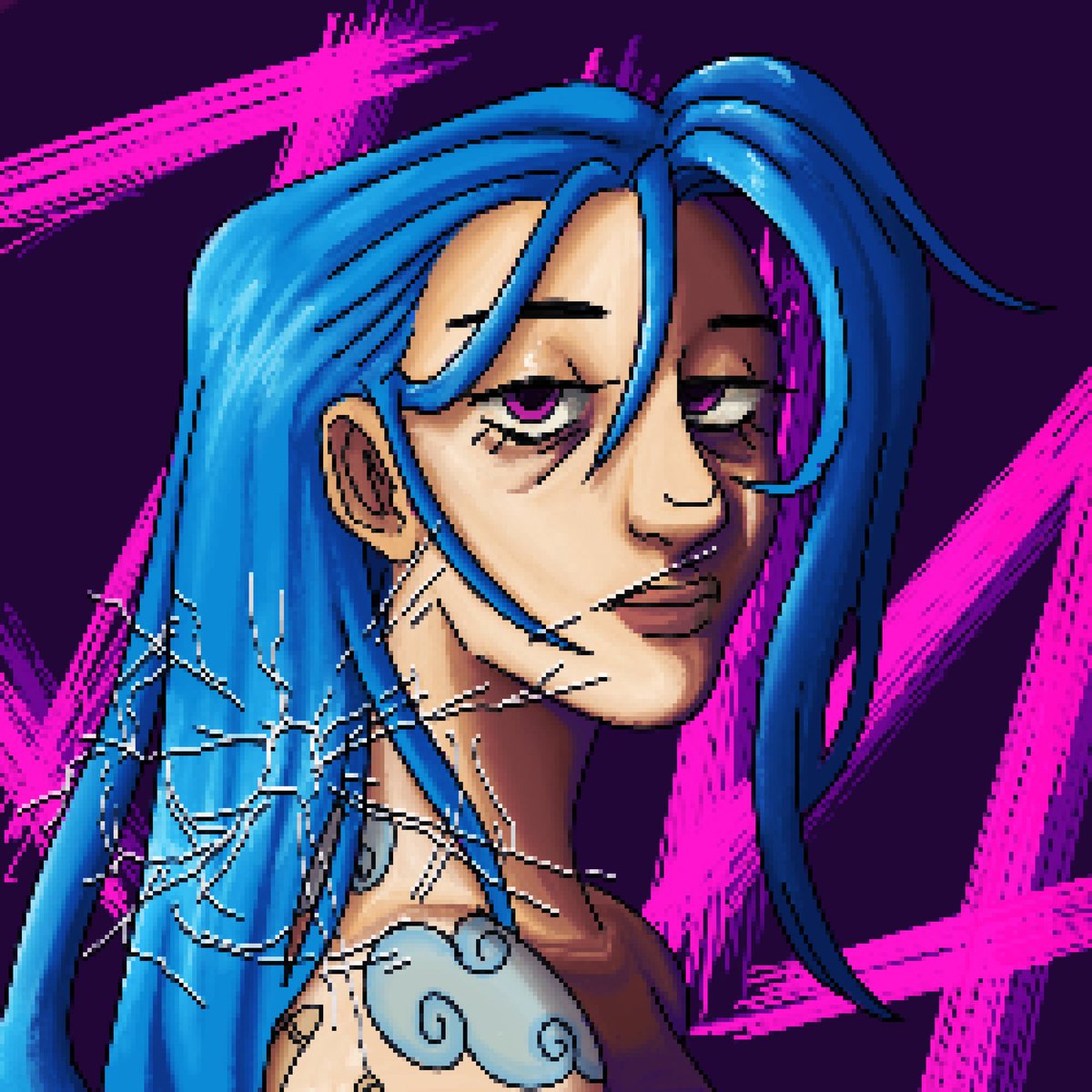 bytesized111's tweet image. &amp;lt;/3

#jinx #arcane #leagueoflegends